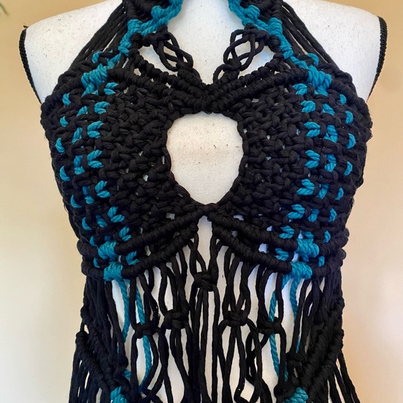 Original GoodVibeGoda Handmade Macramé Two Piece Set - Picture 13 of 16